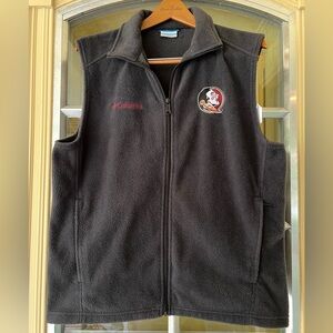 MEN’S FSU COLUMBIA TURTLE-FUR VEST.